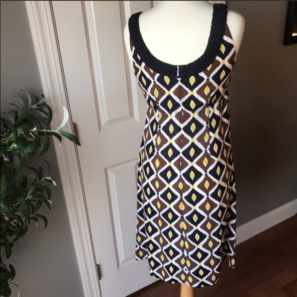 Tory Burch Pleated Silk Shift Dress size 6 - Picture 6 of 9